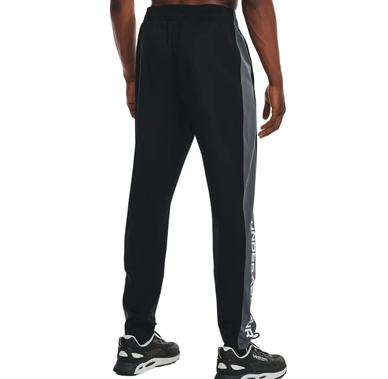 Mens Under Armour Brawler Pants Black/Grey Joggers Athletic Trackies