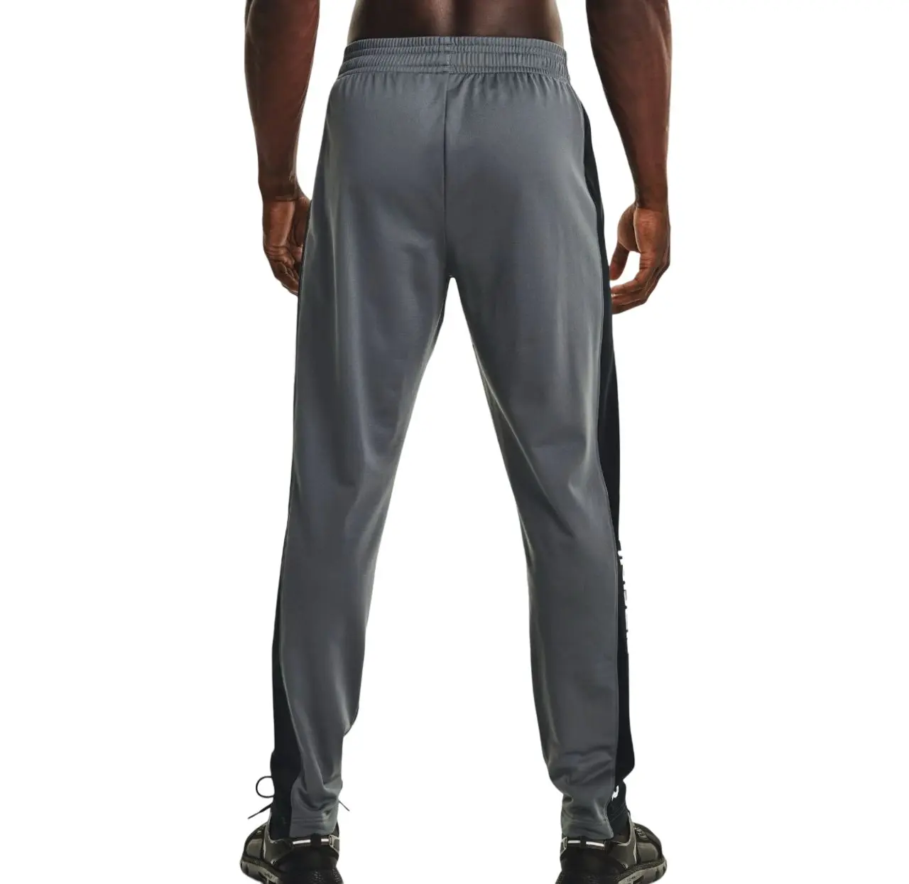 Mens Under Armour Brawler Pants Grey/Black Joggers Athletic Trackies