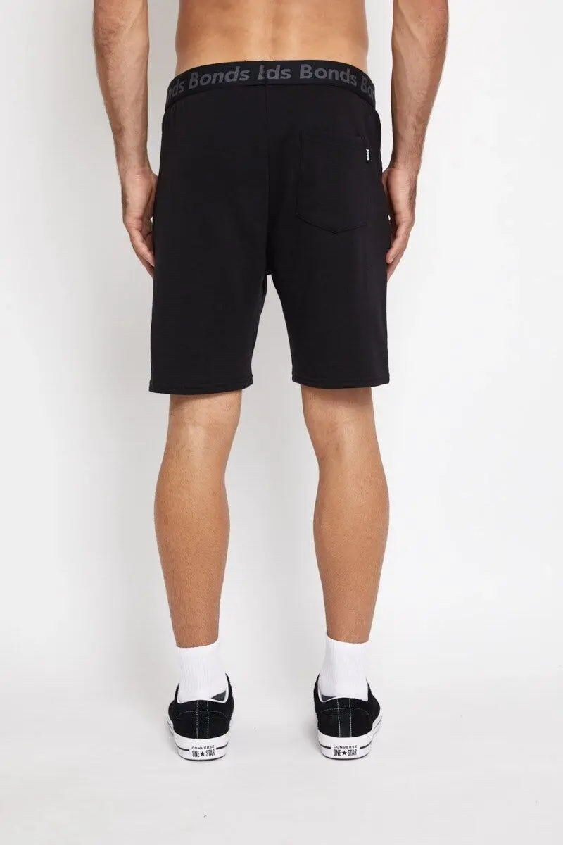 Bonds Mens Essentials Cotton Short Pockets Shorts Black Awvtw