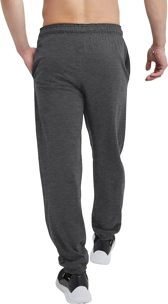 Mens Champion Granite Heather Trackies Everyday Comfort Joggers