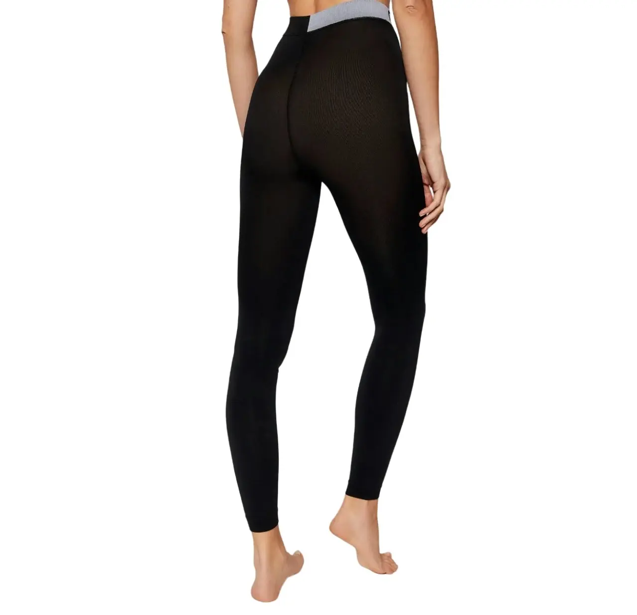 Womens Calvin Klein Black Slim Fit Pull On Leggings