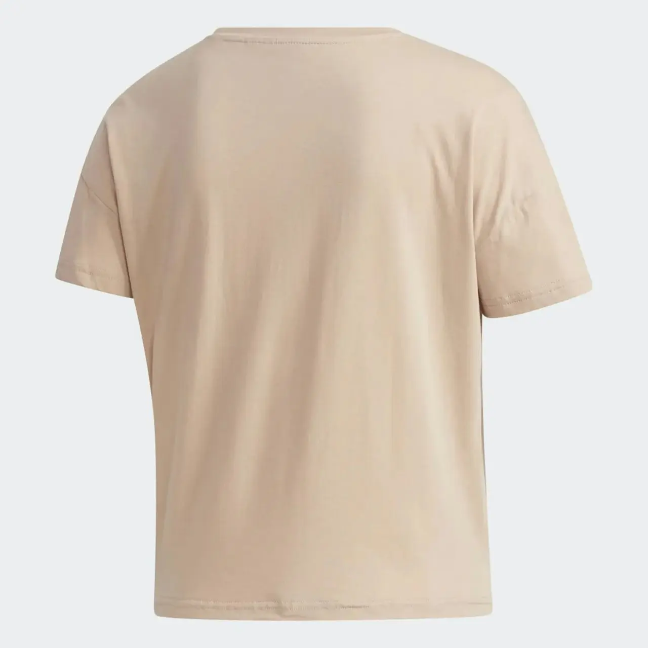 3 x Adidas Womens Beige U4u Cropped Athletic Tee T-Shirt