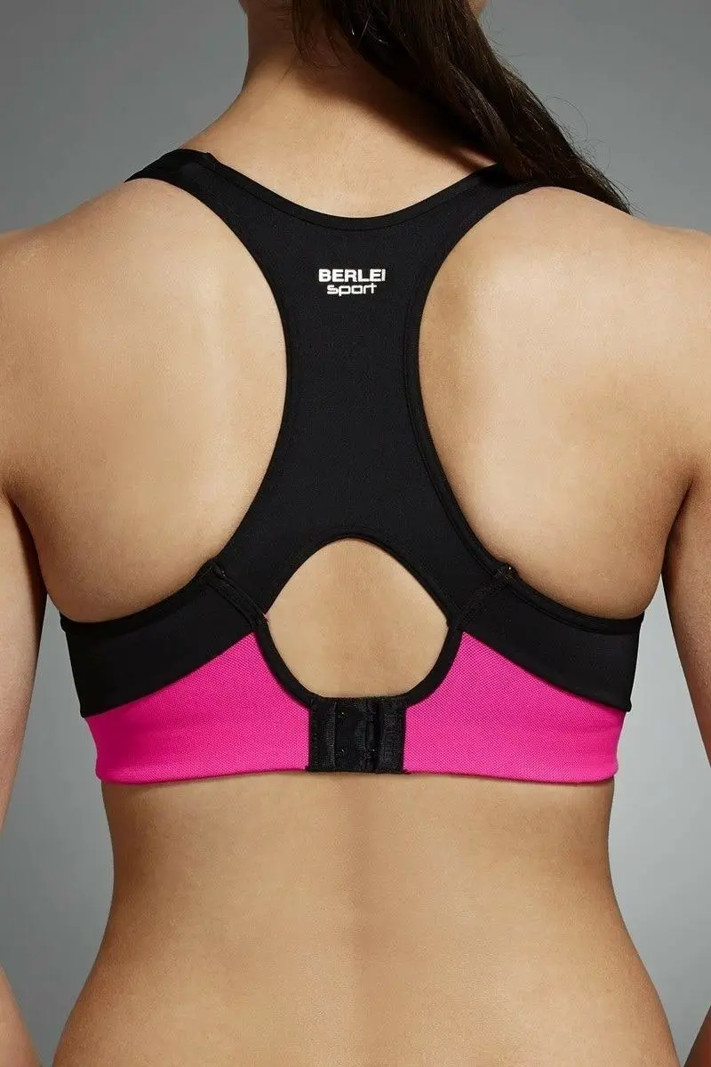 Berlei Electrify Crop Womens Underwire Sports Top Yoga Gym Bra Yz6a Black