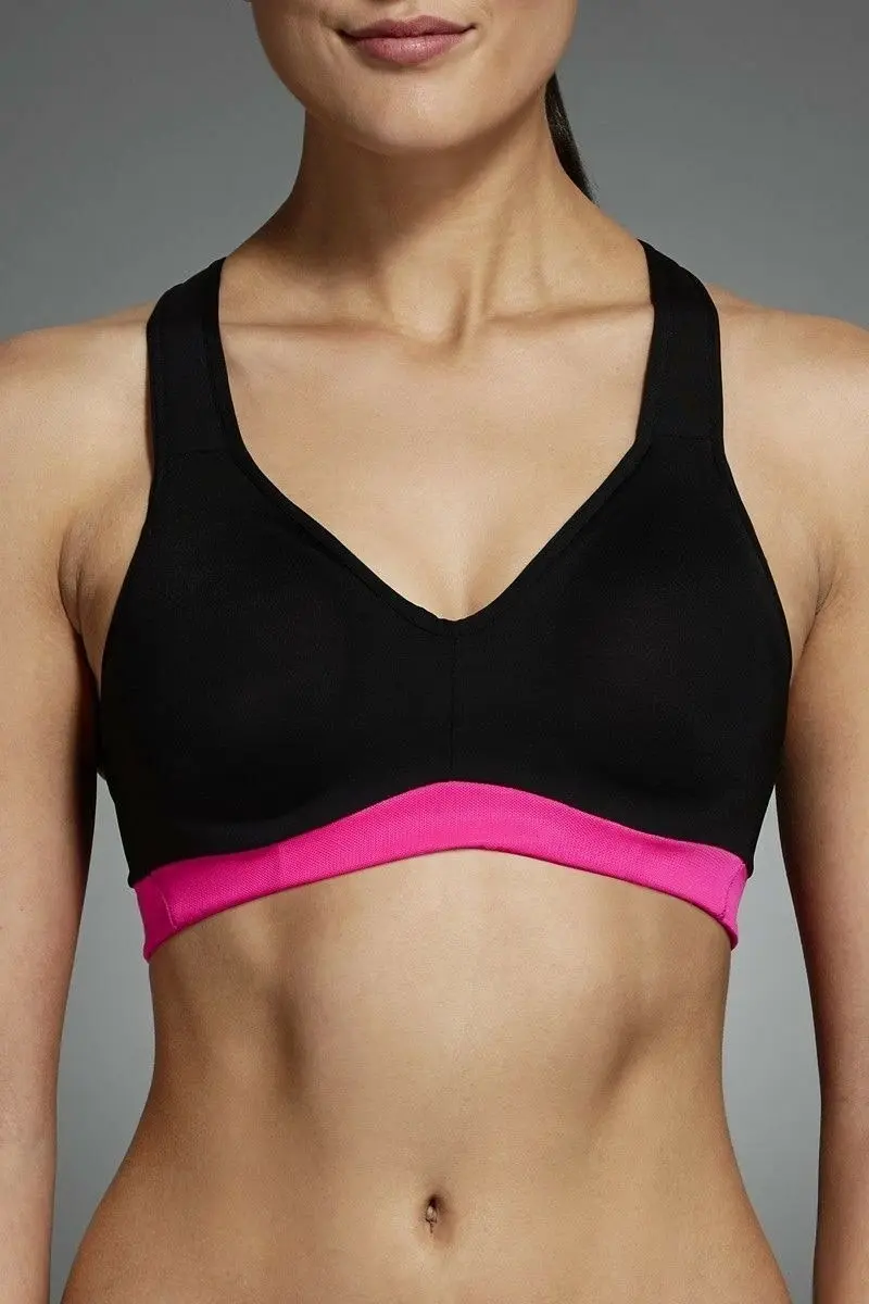 Berlei Electrify Crop Womens Underwire Sports Top Yoga Gym Bra Yz6a Black