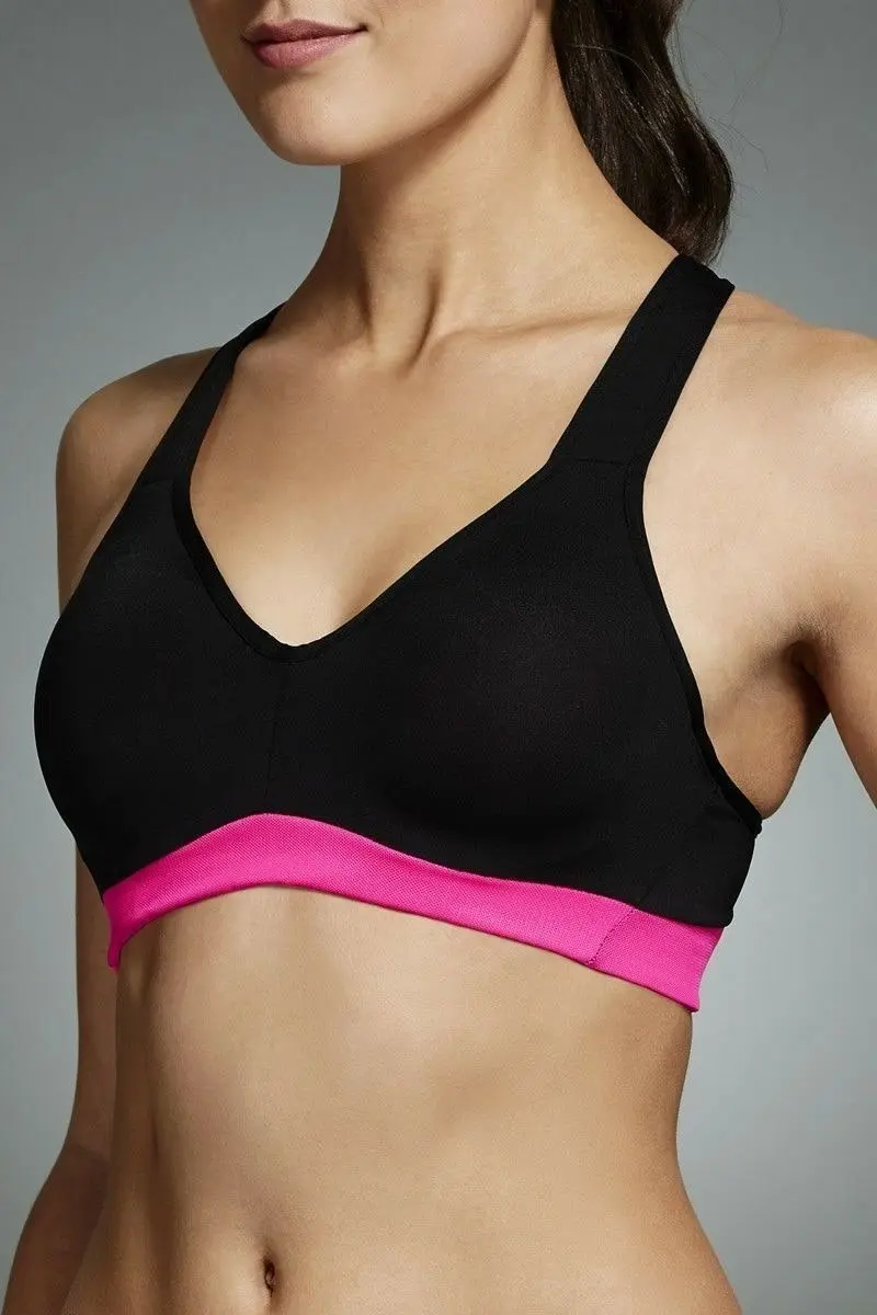 Berlei Electrify Crop Womens Underwire Sports Top Yoga Gym Bra Yz6a Black