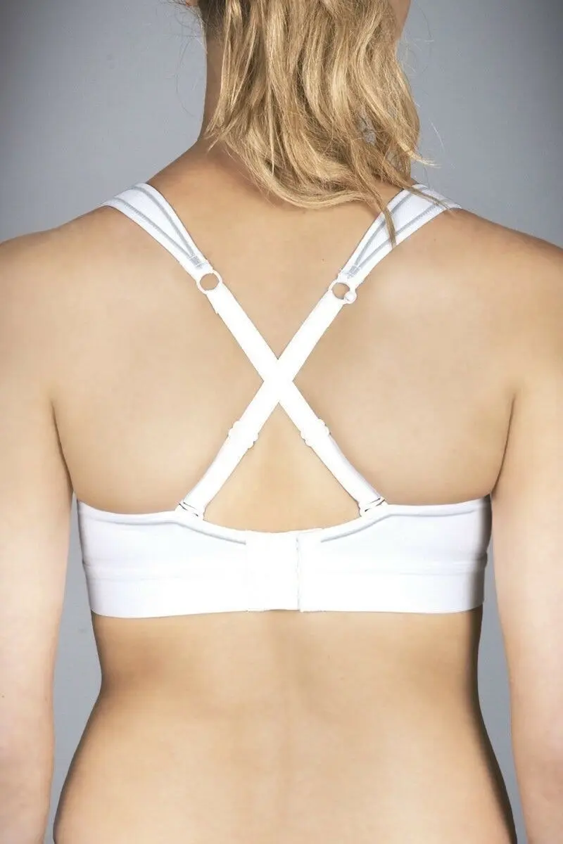 Berlei Ultimate Performance Support Sports Crop Top Bra - White