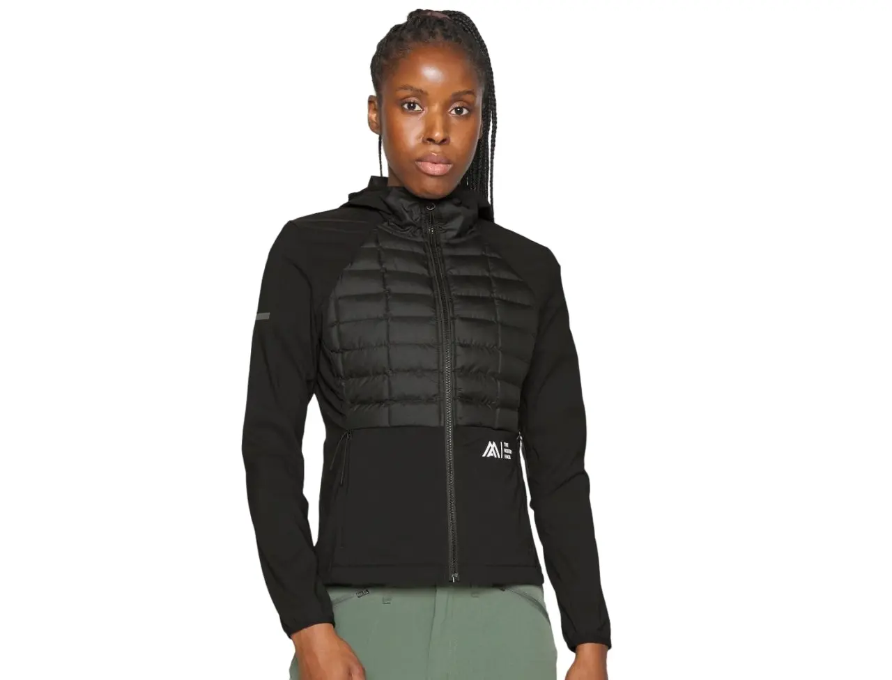 Womens The North Face Black Lab Hybrid Thermoball Hooded Jacket