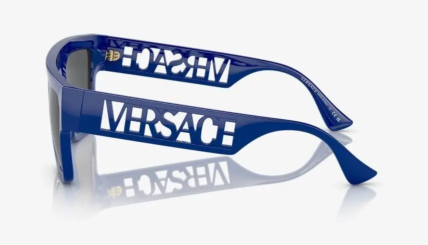 Mens Versace Sunglasses Ve4430u Bluette/ Dark Grey Sunnies