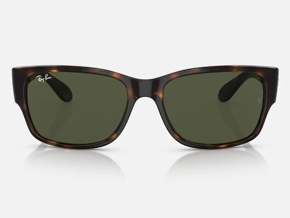 Unisex Ray Ban Sunglasses Rb4388 Polished Havana/ Green Sunnies - L