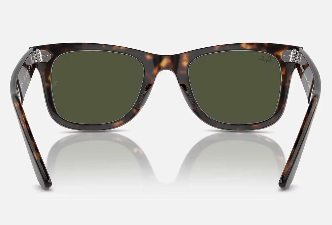 Unisex Ray Ban Sunglasses Rb2140 Original Wayfarer Classic Tortoise/Green - L