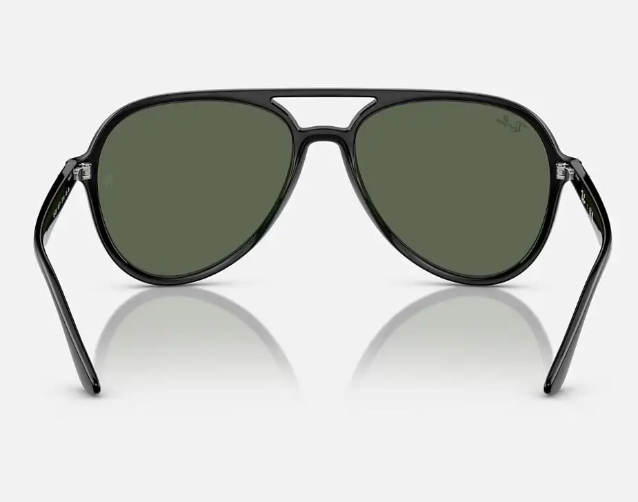 Unisex Ray Ban Sunglasses Rb4376 Polished Black/ Dark Green Sunnies