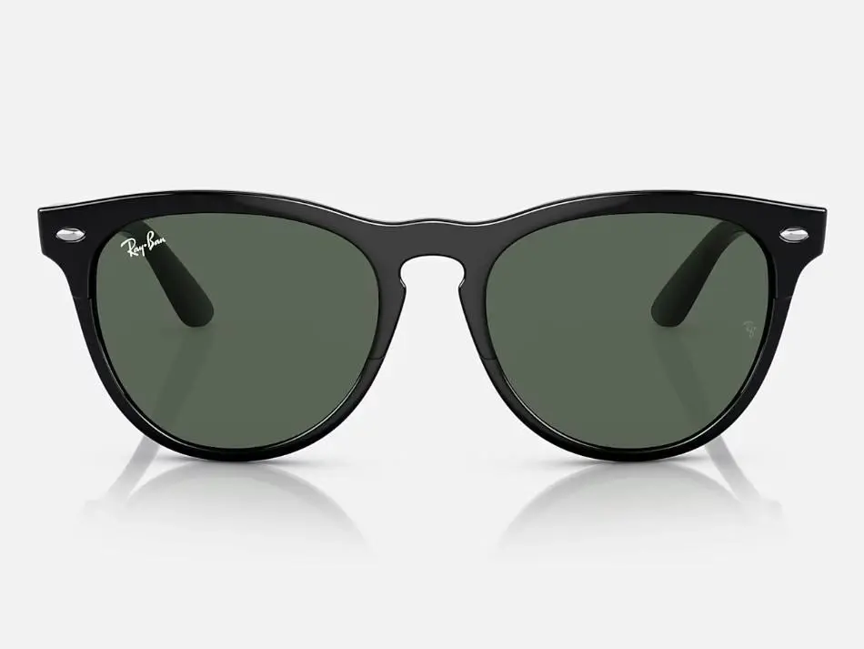 Unisex Ray Ban Sunglasses Rb4471 Iris Polished Black/ Dark Green Sunnies