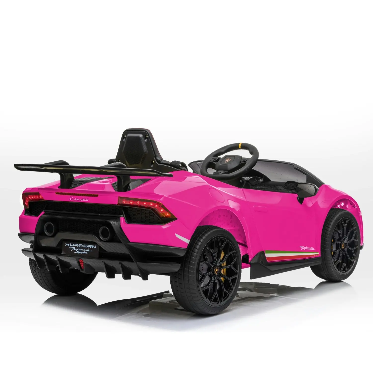 Lamborghini Performante Kids Electric Ride On Car Remote Control Pink