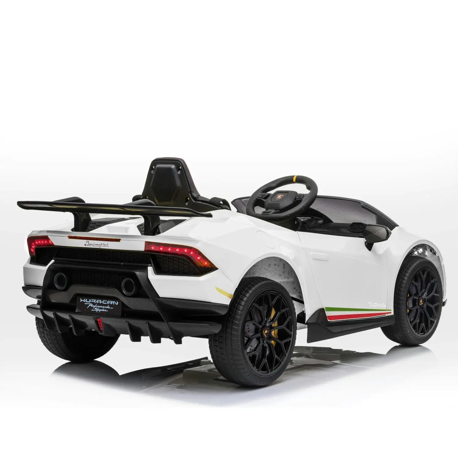 Lamborghini Performante Kids Electric Ride On Car - White