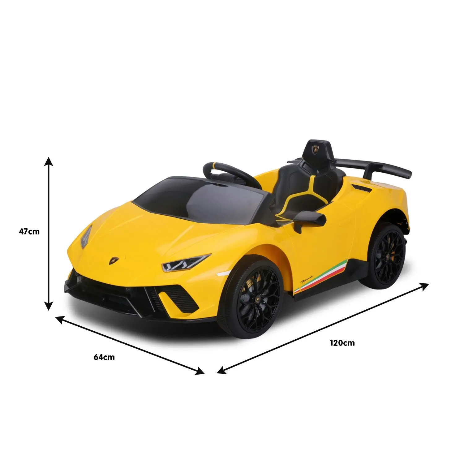 Lamborghini Performante Kids Electric Ride On Car - Yellow