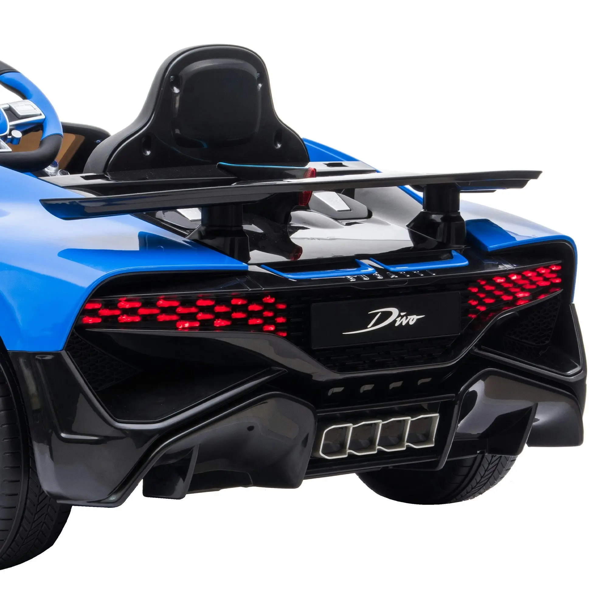 Licensed Bugatti Divo Kids Electric Ride On Car - Blue