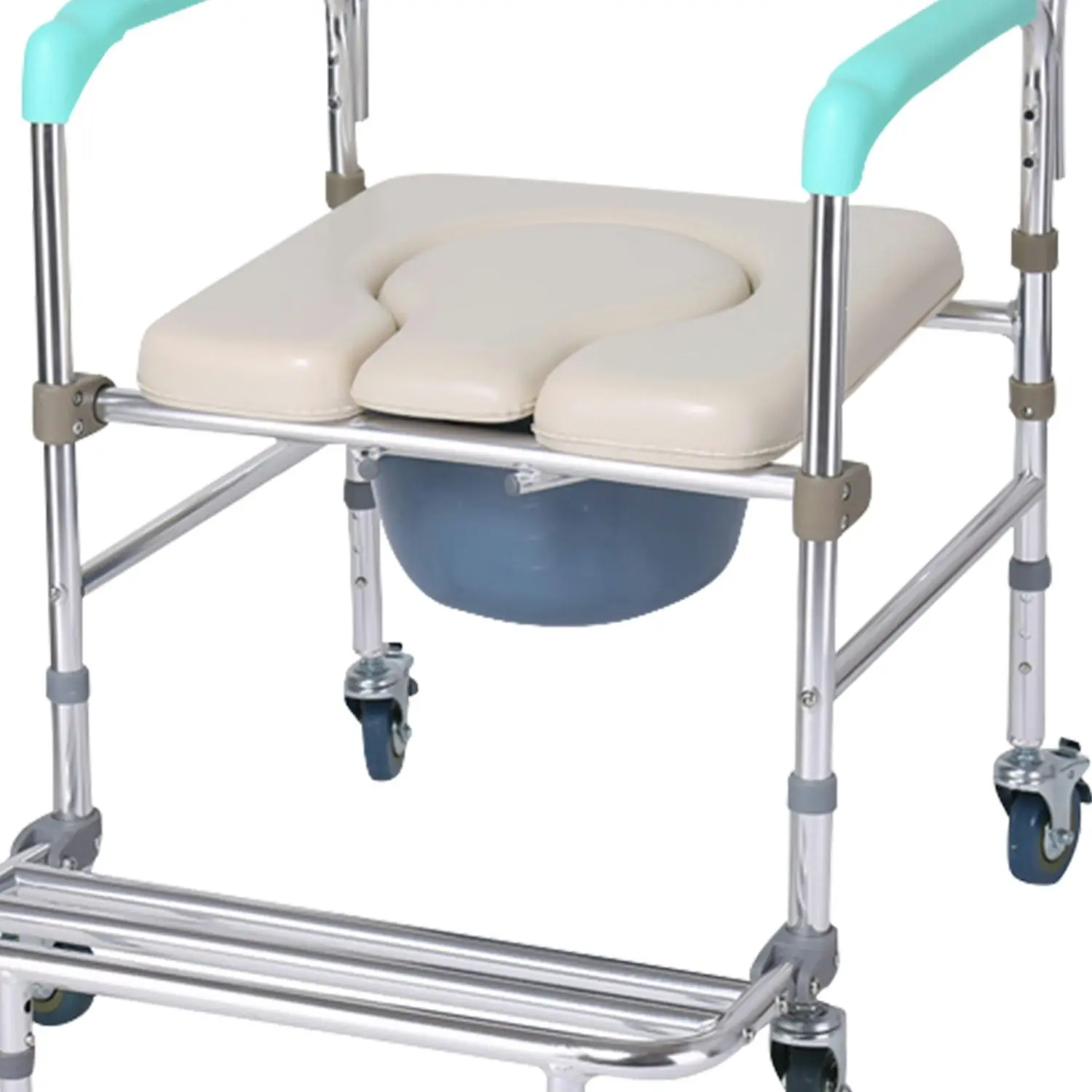 Orthonica Commode Chair With Castors