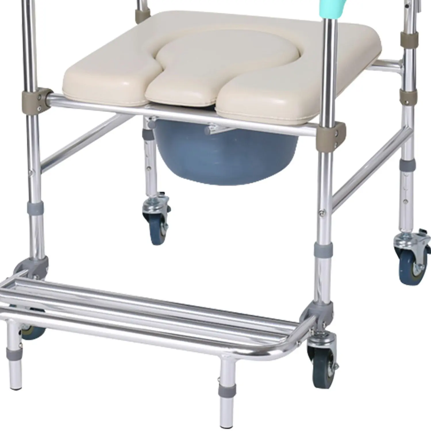 Orthonica Commode Chair With Castors