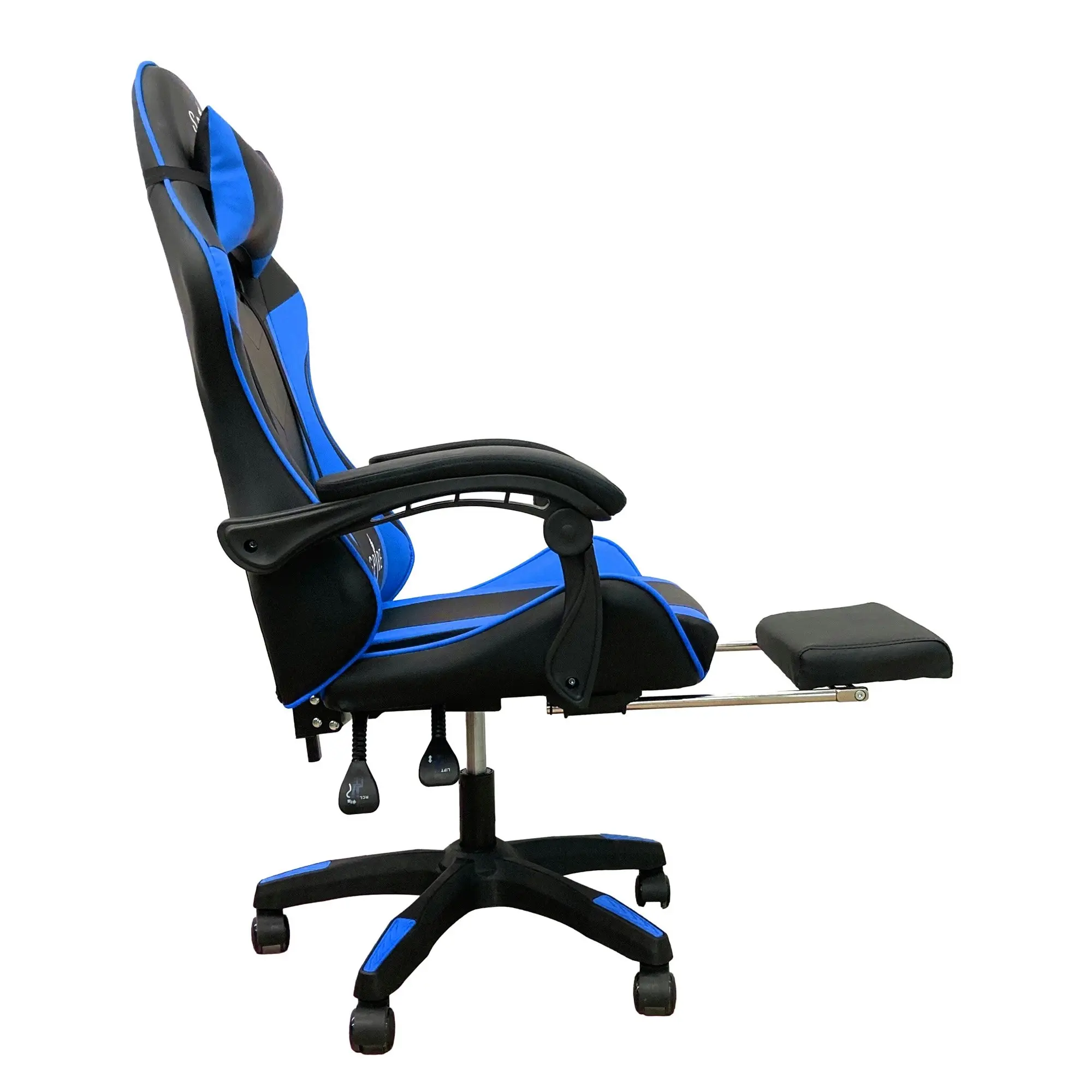 Spire Zinc Adjustable Gaming/Office Chair - Blue and Black