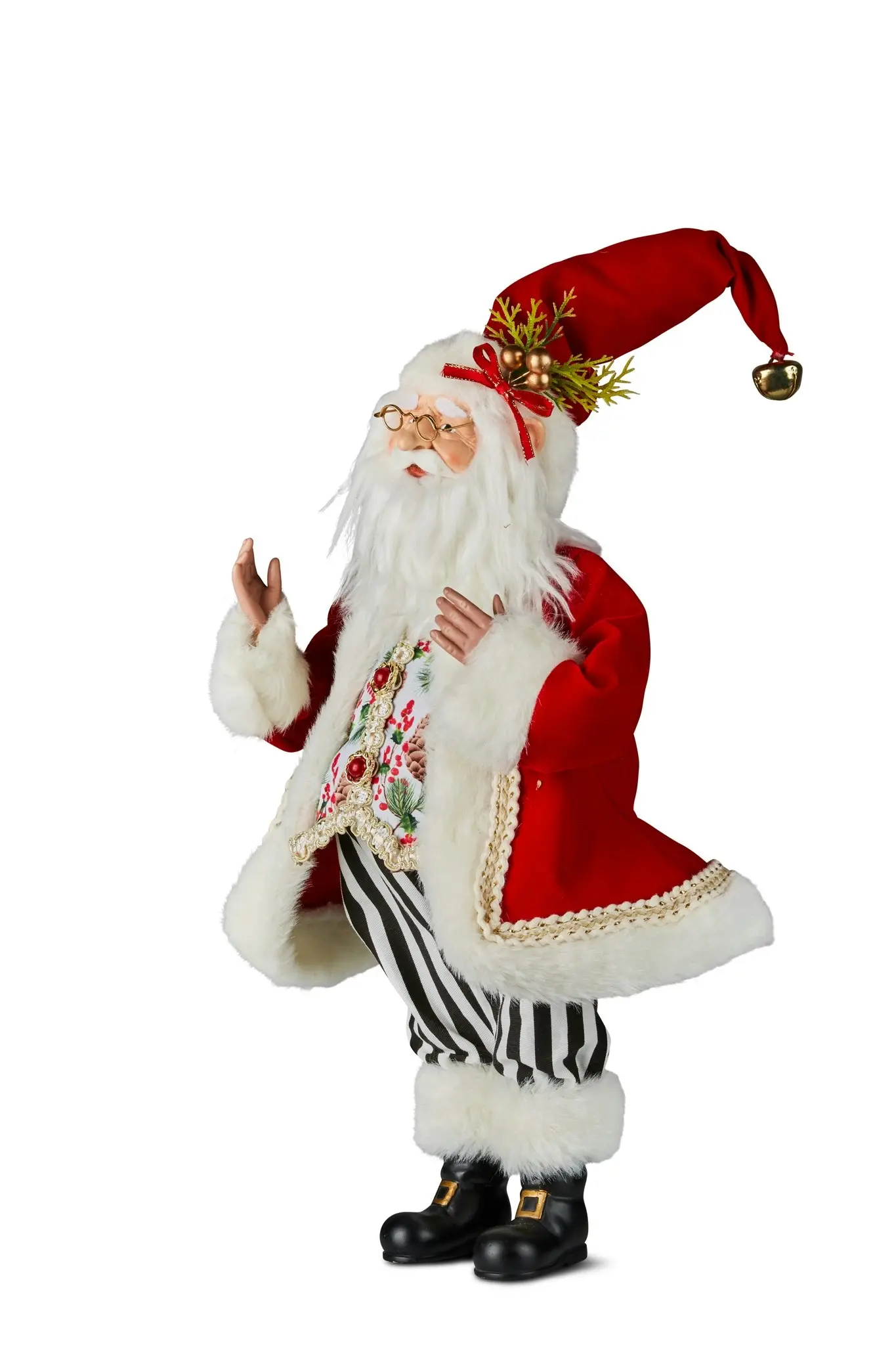 Holly Santa Claus 42cm Figurine Christmas Decor