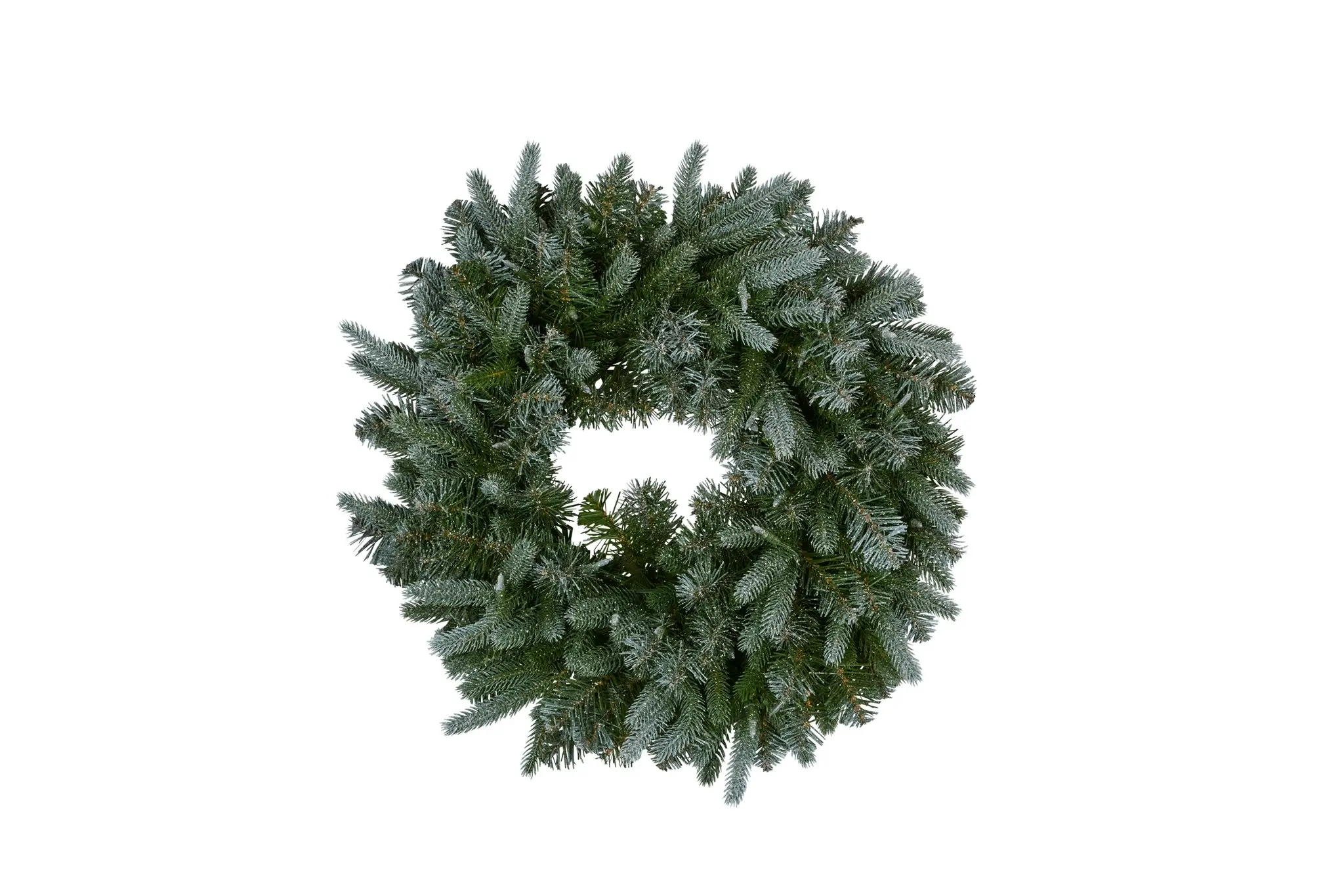 61cm Silver Fir Christmas Wreath with Lights