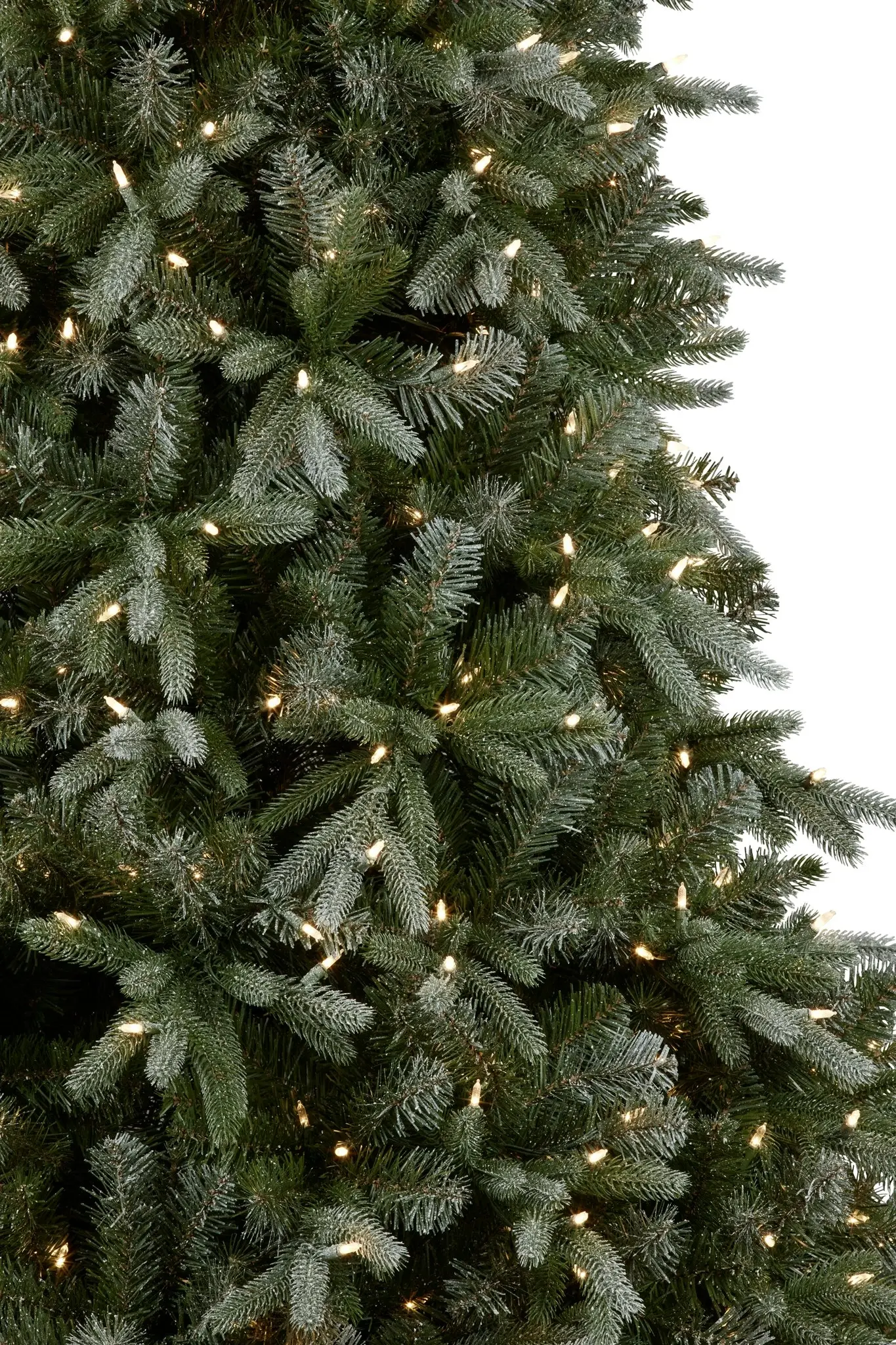 229cm Silver Fir Christmas Tree with Lights