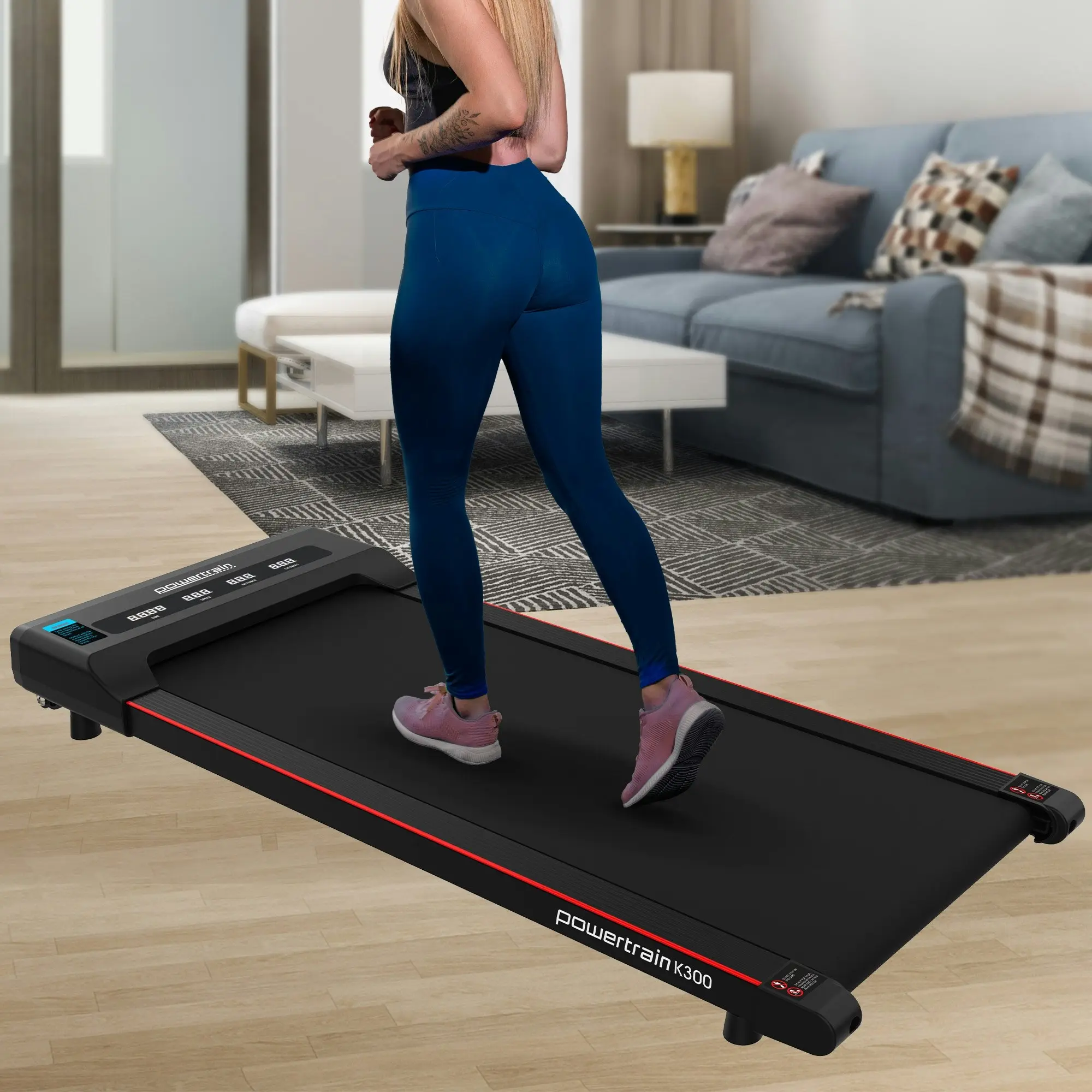 Powertrain K300 Electric Walking Pad Under Desk Treadmill