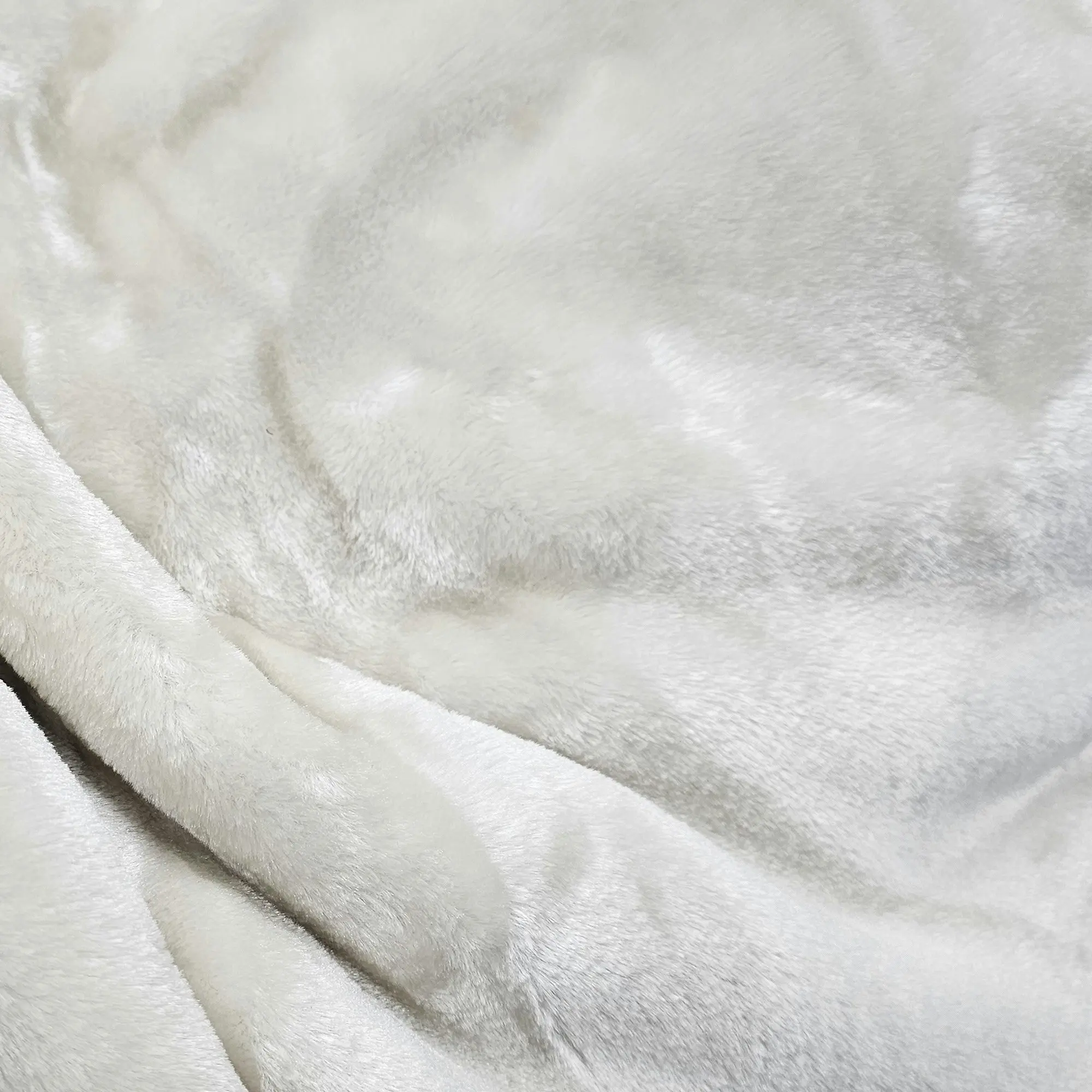 Laura Hill XL Double-Sided Oversized Faux Mink Blanket 305x305cm Beige