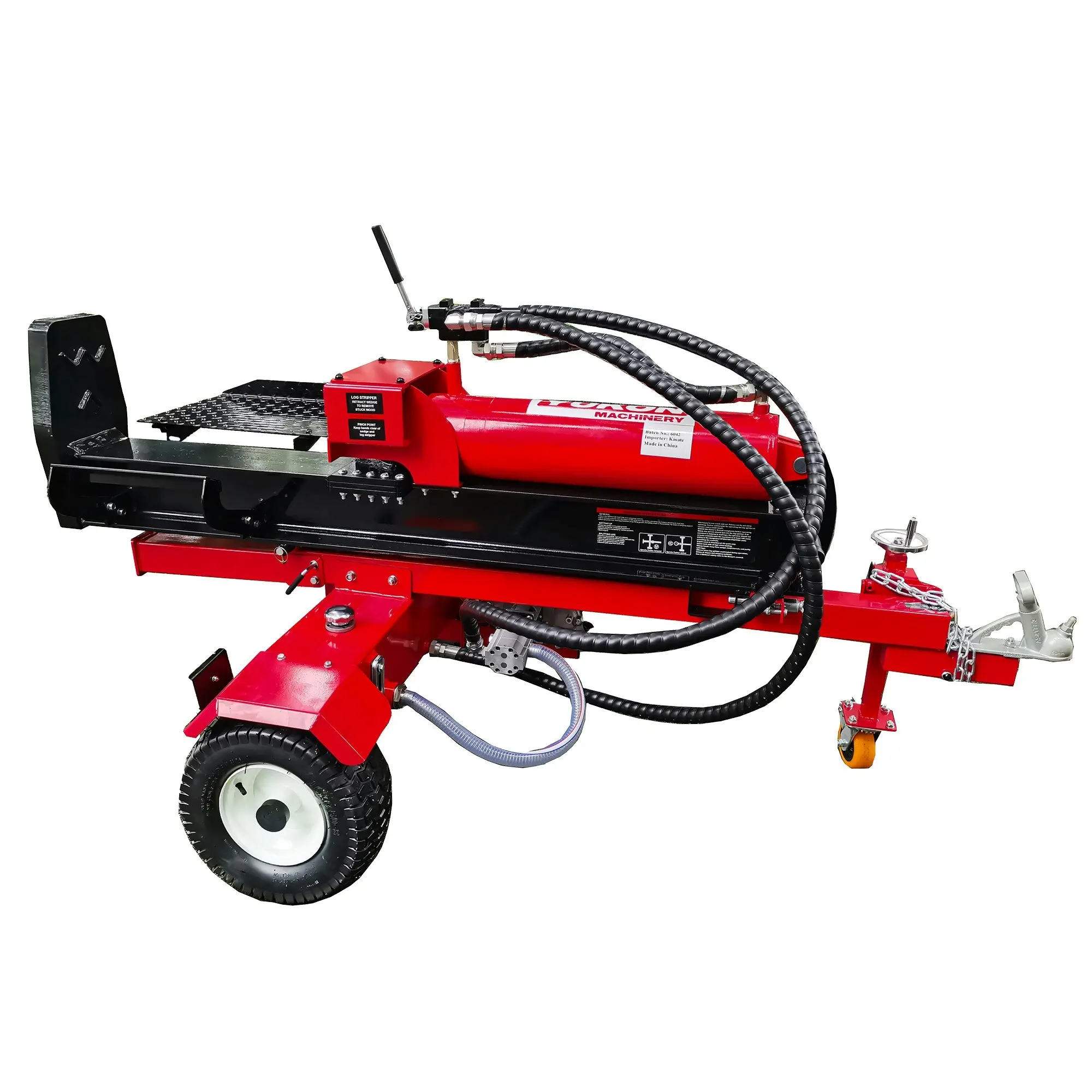 Yukon 75 Ton Petrol Hydraulic Horizontal and Vertical Log Splitter Electric Start