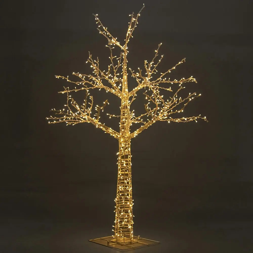 Full Light Display Tree with 600 Twinkle Lights Indoor/Outdoor 180cm