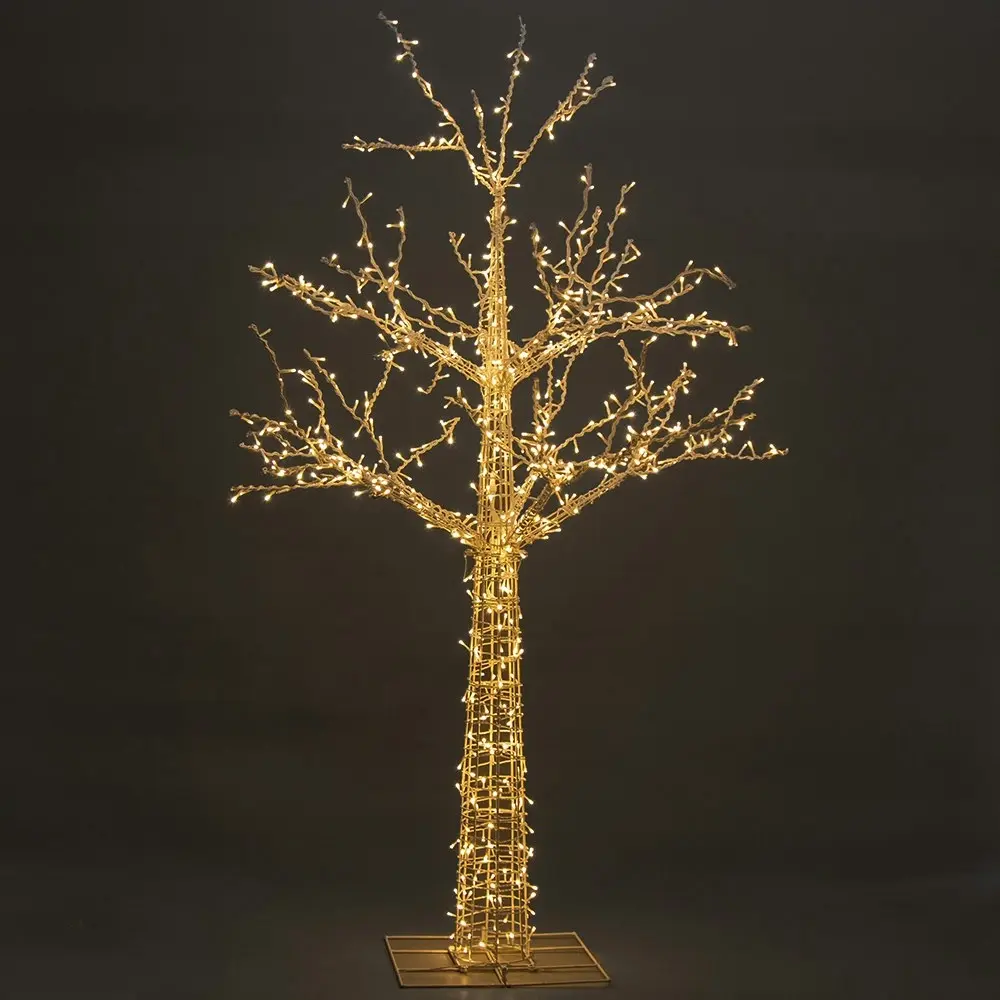 Full Light Display Tree with 600 Twinkle Lights Indoor/Outdoor 180cm