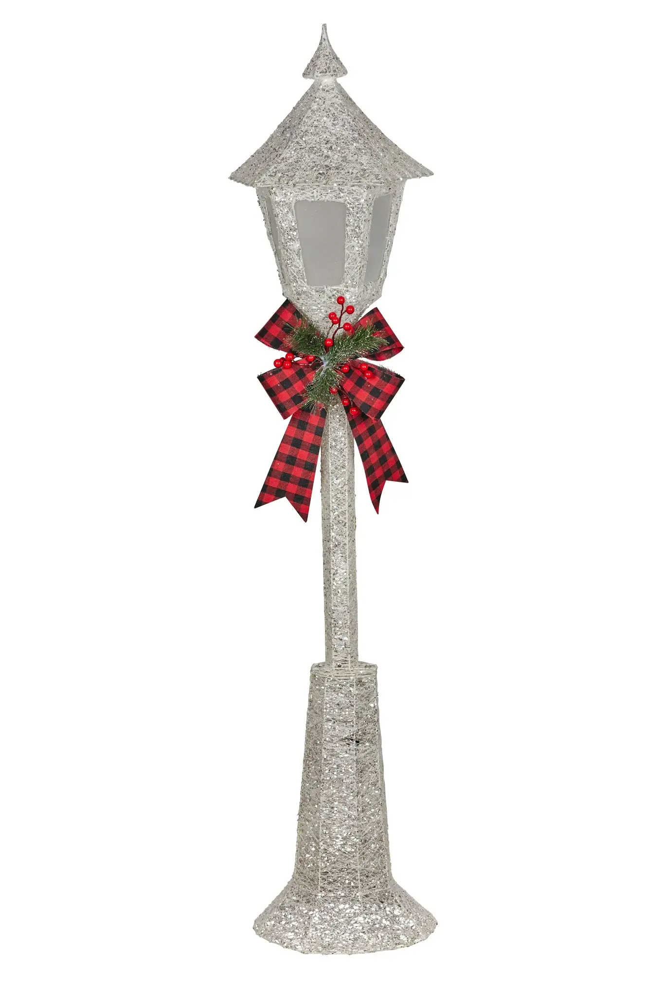 Christmas Lamp Post with Lights - Indoor/Outdoor 150cm