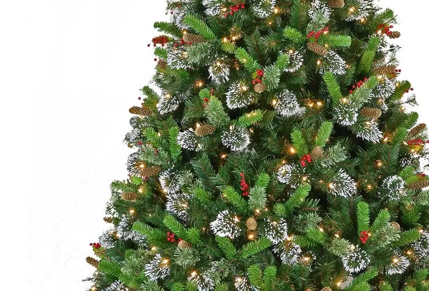 7.5ft Christmas Tree with Twinkle Lights - Wintry Pine