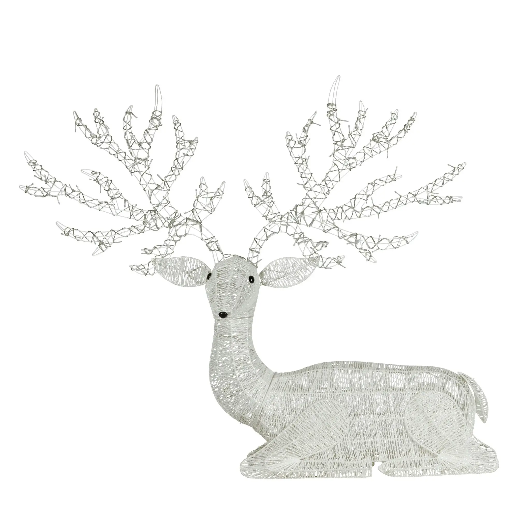 129cm Festive Indoor/Outdoor Reindeer Christmas Display 280 Warm White LED Light