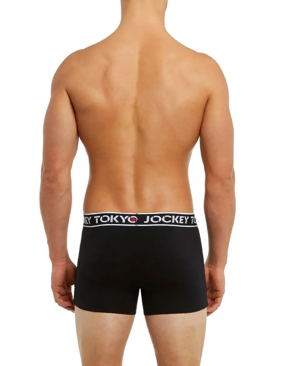 5 x Jockey Trunks - Mens Trunks International Black Blue Miami Nyc Tokyo 24/7