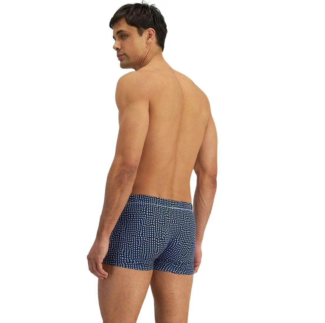 10 x Jockey Mens Skants Trunk Underwear Undies Spotted Black And Blue