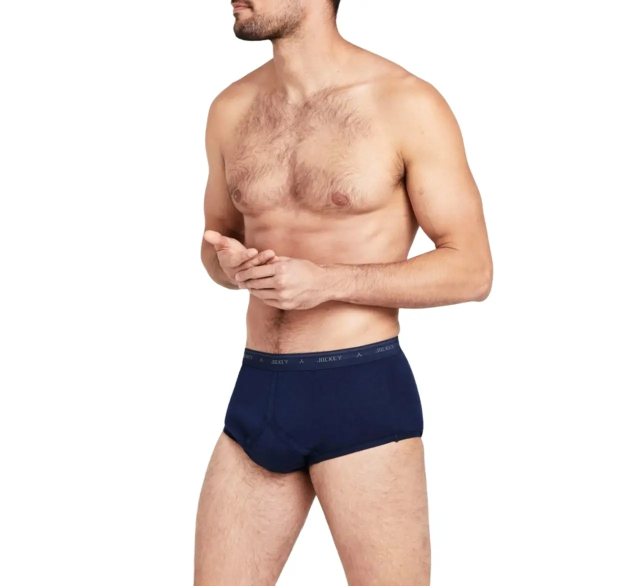 2 Pairs X Jockey Navy Y-Front Mens Underwear Briefs