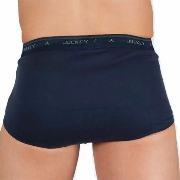 2 Pairs X Jockey Navy Y-Front Mens Underwear Briefs