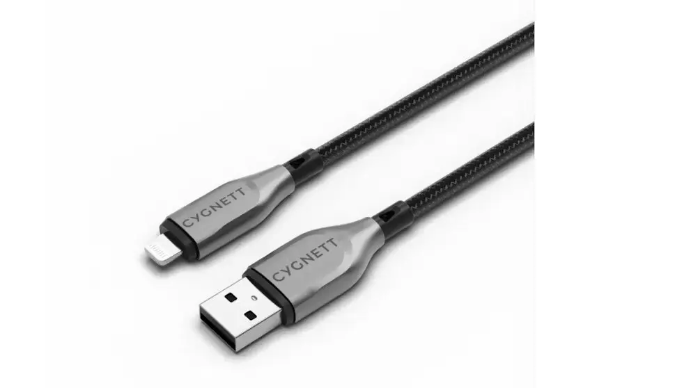 Cygnett 1m Armored Lightning Cable To Usb-a - Black