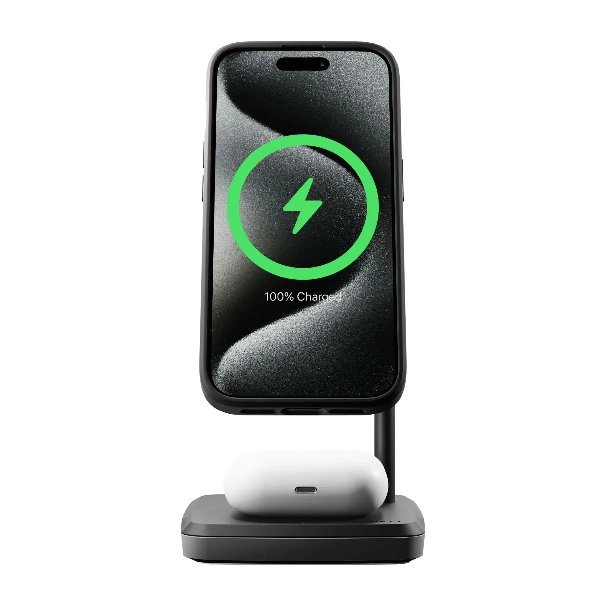 Cygnett Charge Base 2-in-1 Magnetic Wireless Charger - Black