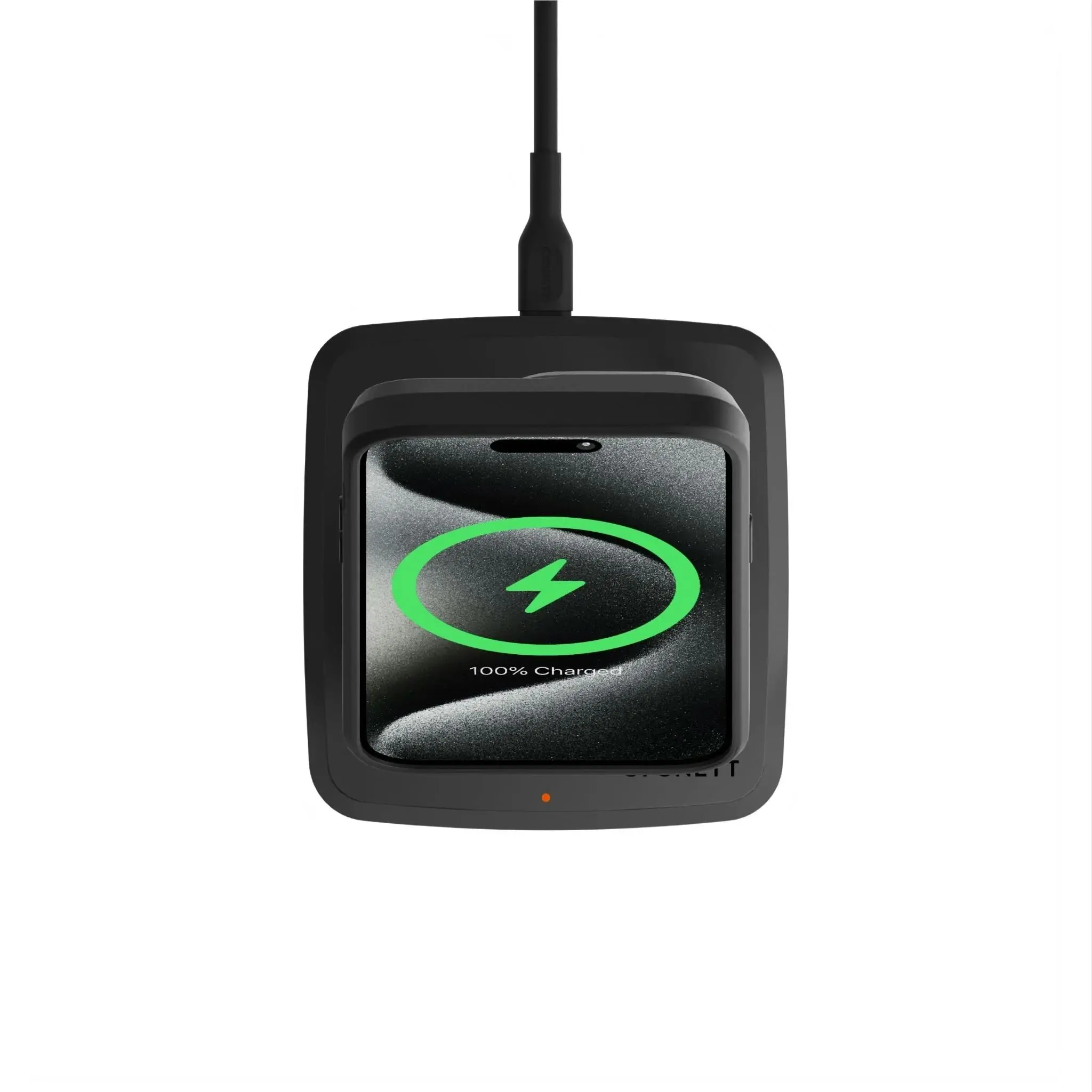 Cygnett Charge Base 2-in-1 Magnetic Wireless Charger - Black