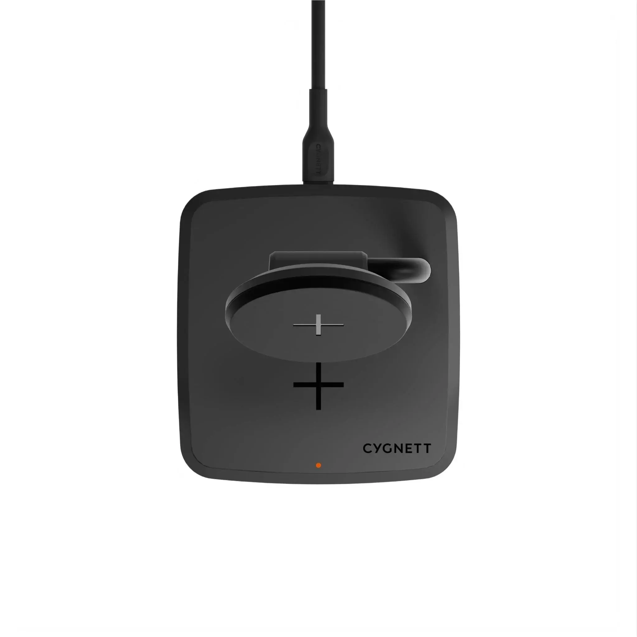 Cygnett Charge Base 2-in-1 Magnetic Wireless Charger - Black