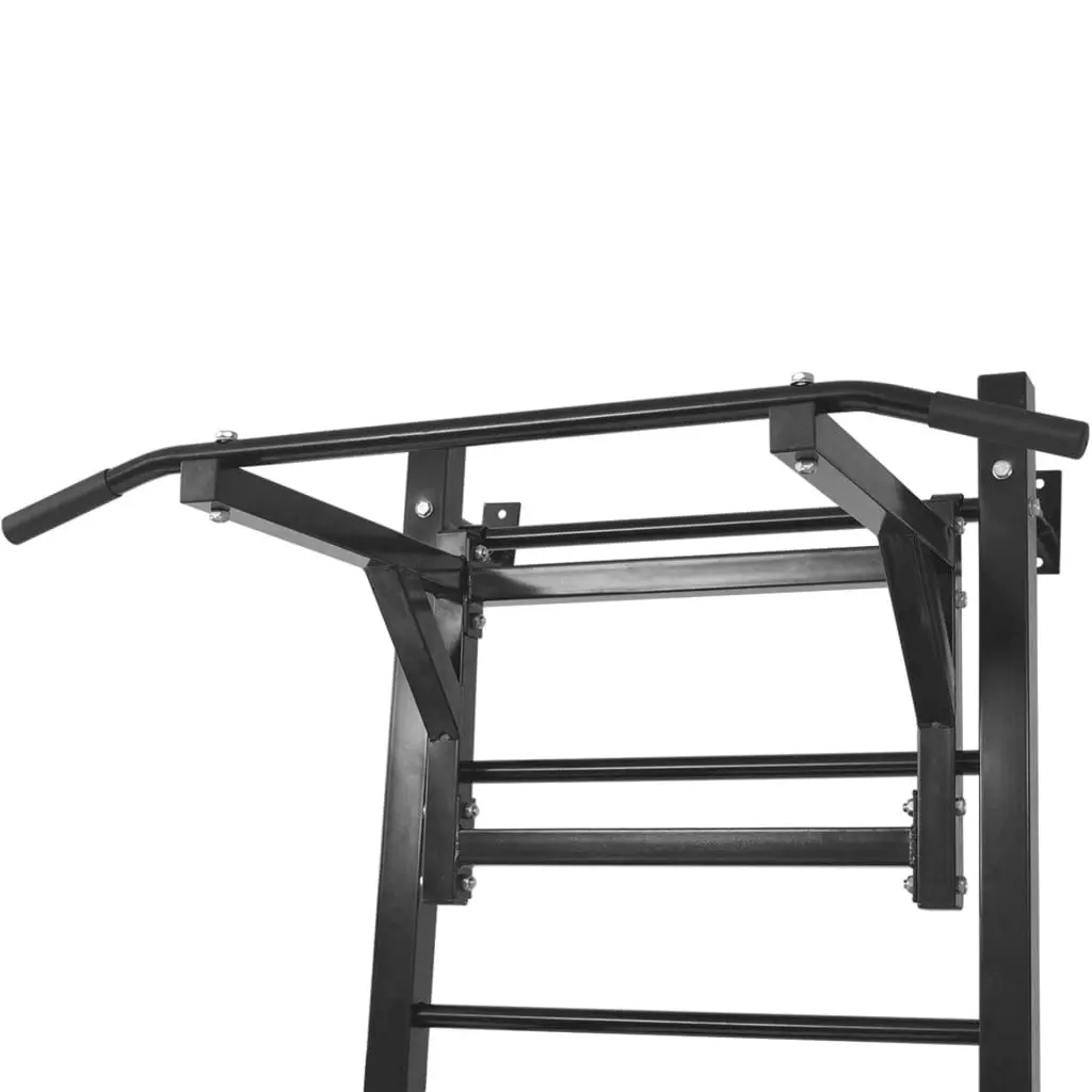 Wall-mounted Multi-functional Fitness Power Tower Black 91367