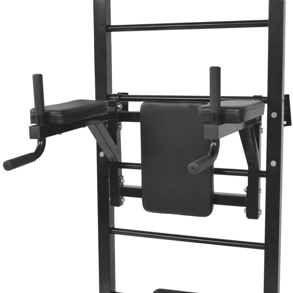 Wall-mounted Multi-functional Fitness Power Tower Black 91367