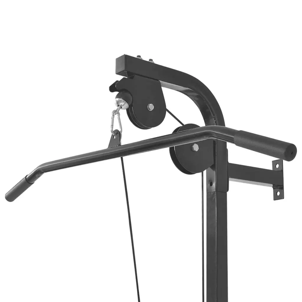 Wall-mounted Power Tower with Barbell and Dumbbell Set 30.5 kg 275358