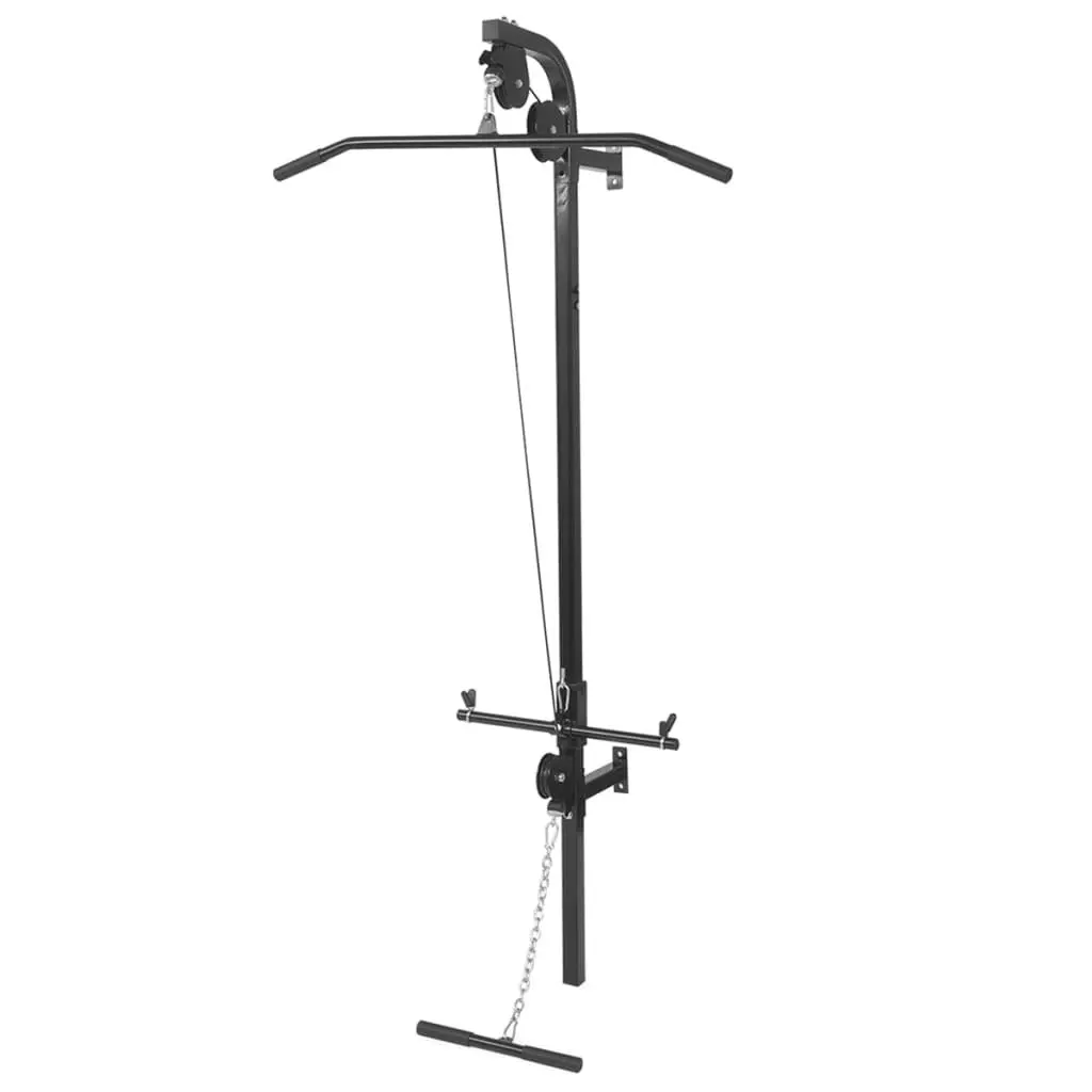 Wall-mounted Power Tower with Barbell and Dumbbell Set 30.5 kg 275358