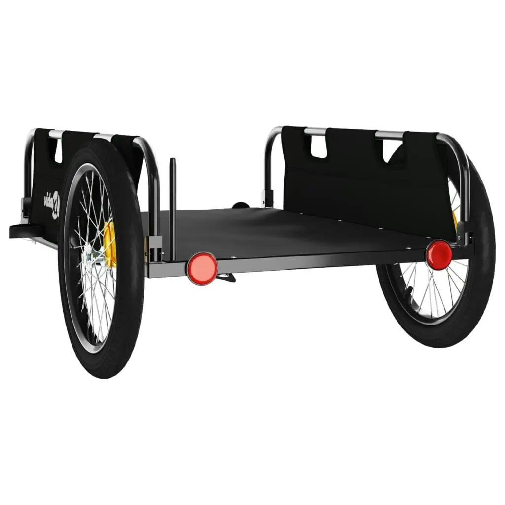 Bike Trailer Black Oxford Fabric and Iron 94178