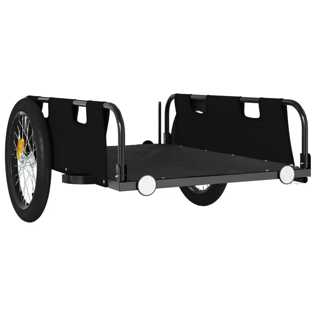 Bike Trailer Black Oxford Fabric and Iron 94178