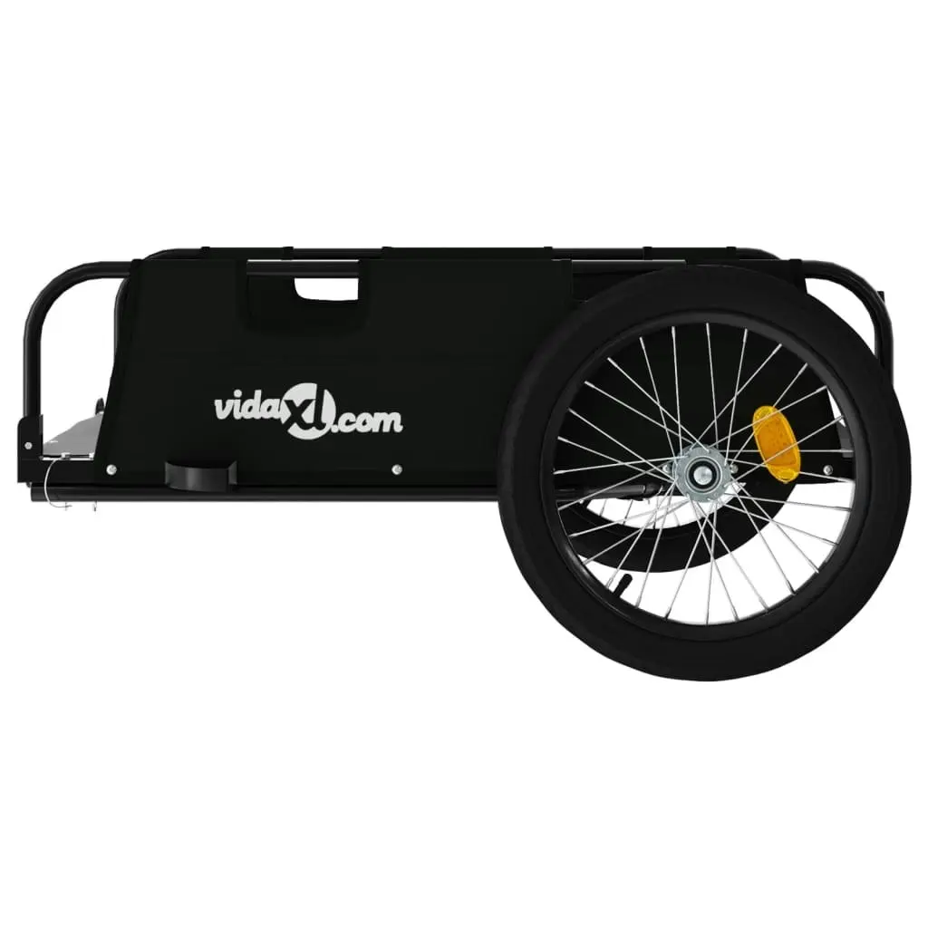 Bike Trailer Black Oxford Fabric and Iron 94178