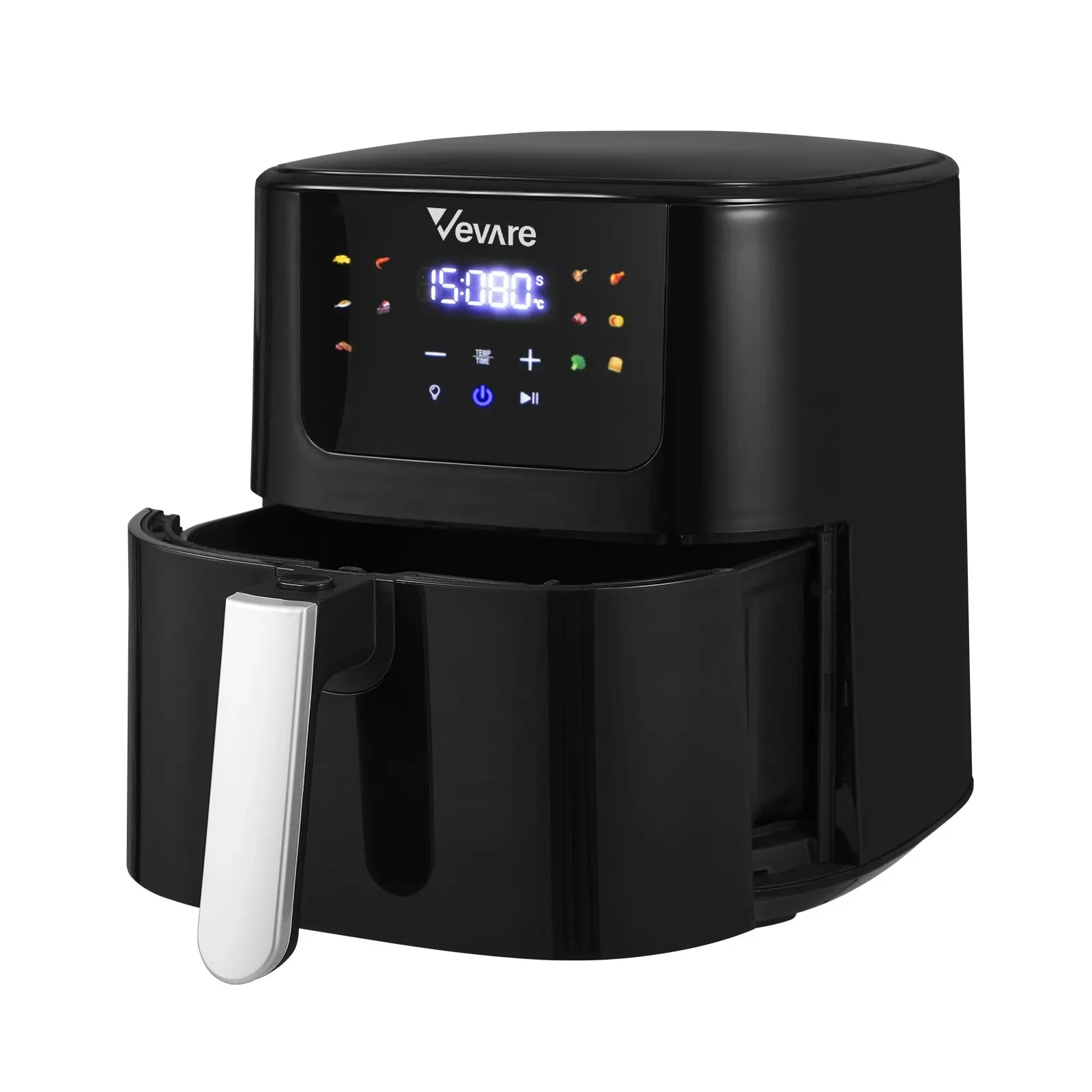 Vevare Air Fryer 5L Fryers Oven LCD Touch Oil Free Cooker 1500W Kitchen